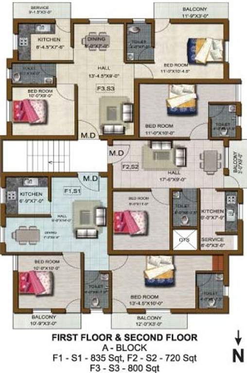 Images for Cluster Plan of Kalai Magestic