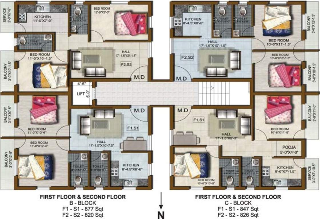 Images for Cluster Plan of Kalai Magestic