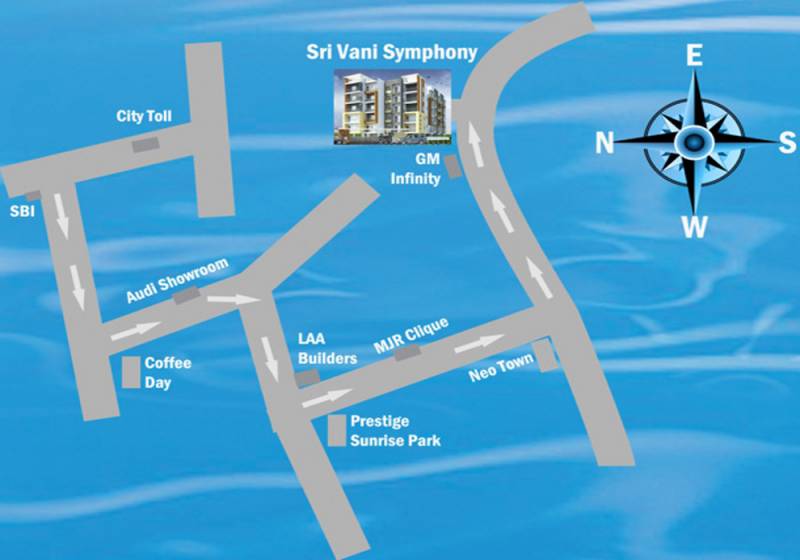  symphony Images for Location Plan of Sri Vani Symphony