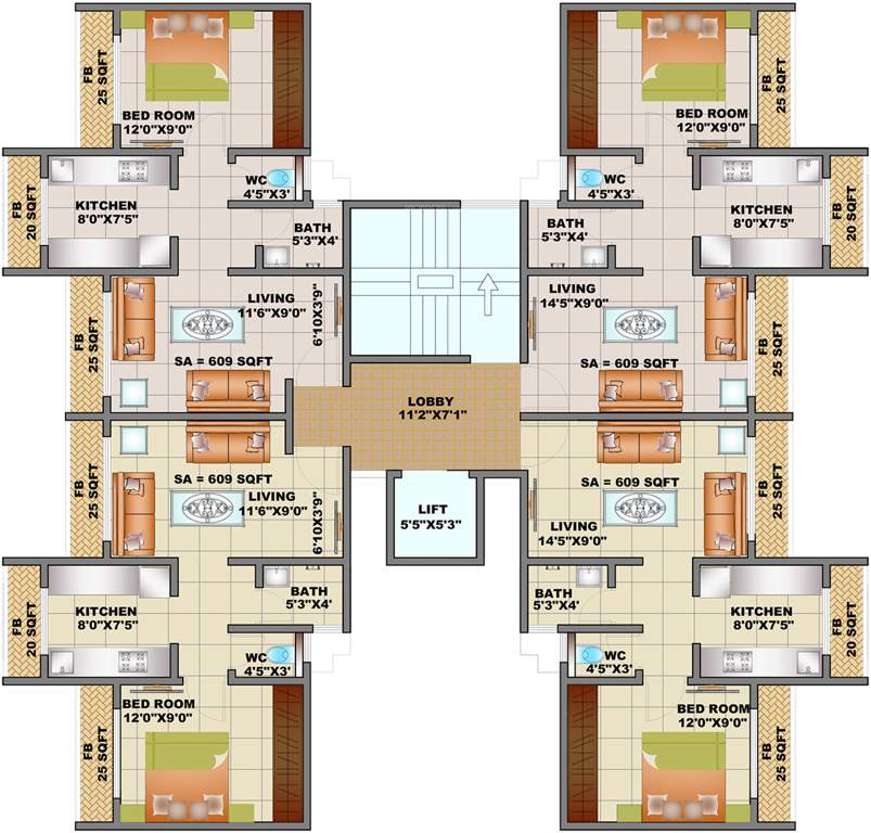  shree balaji paradise Images for Cluster Plan of Heritage Shree Balaji Paradise