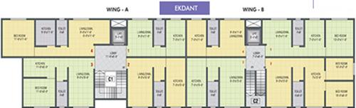 Images for Cluster Plan of Nirmiti Balaji Residency