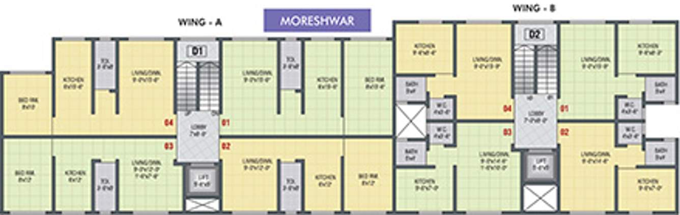 Images for Cluster Plan of Nirmiti Balaji Residency