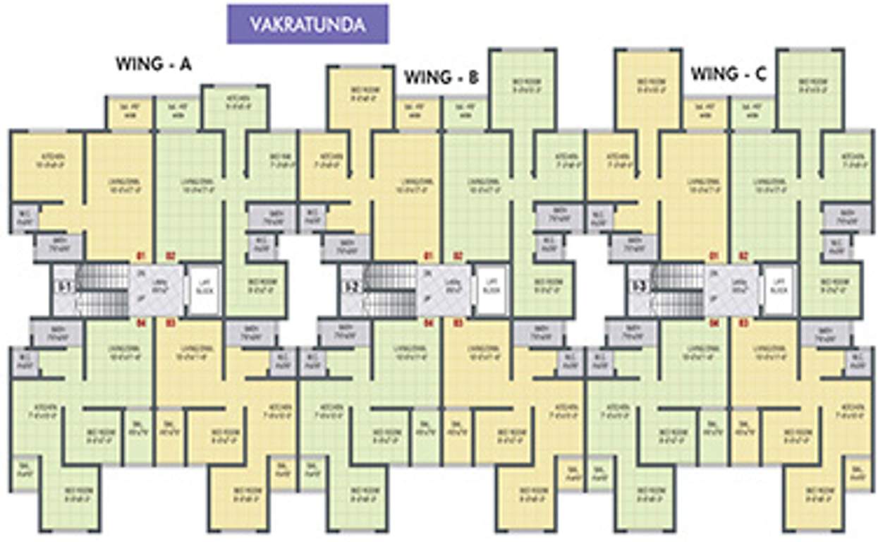 Images for Cluster Plan of Nirmiti Balaji Residency