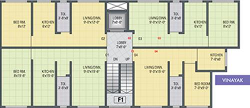 Images for Cluster Plan of Nirmiti Balaji Residency
