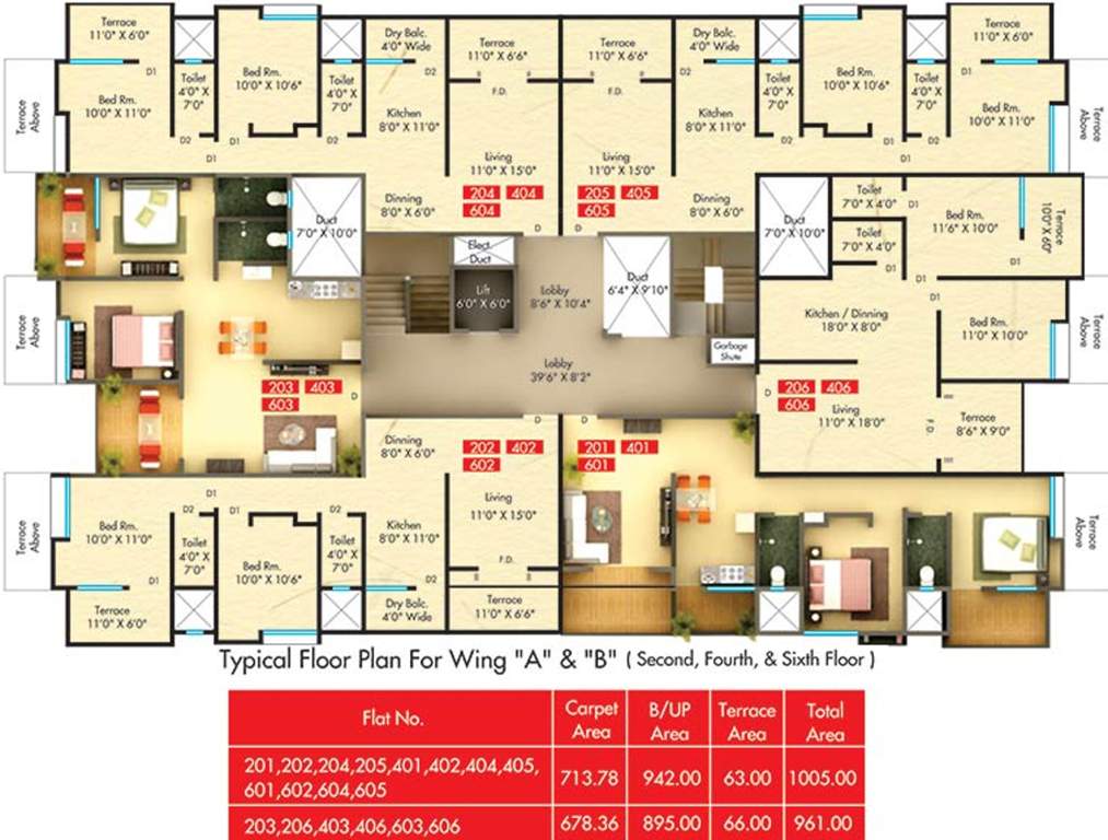 Images for Cluster Plan of DA Borade and Sons Bhondve Orchid