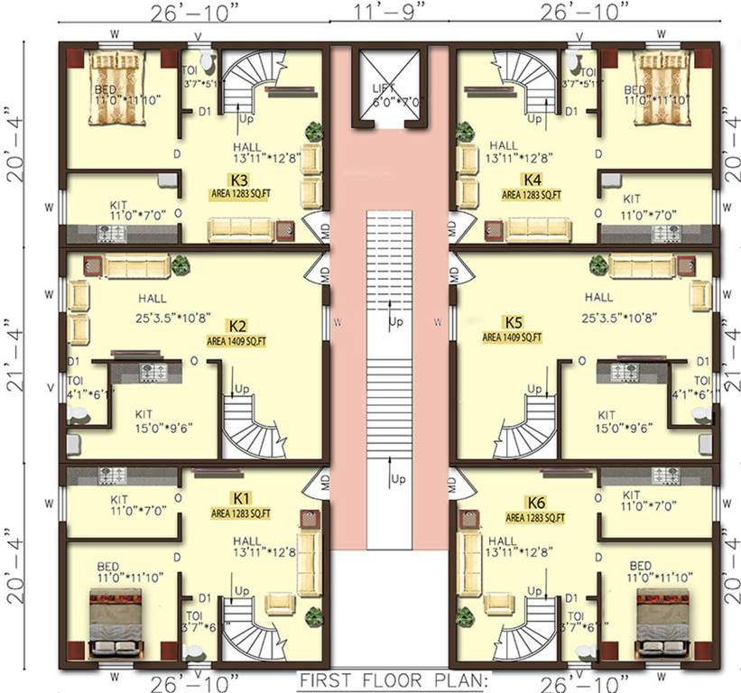 Images for Cluster Plan of Rajeswari Sunshine Suites