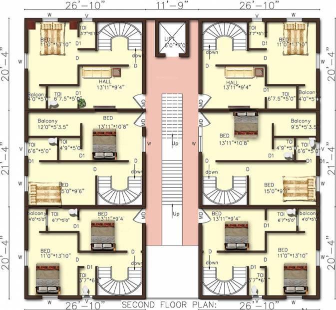Images for Cluster Plan of Rajeswari Sunshine Suites