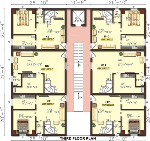 Images for Cluster Plan of Rajeswari Sunshine Suites Images for Cluster Plan of Rajeswari Sunshine Suites