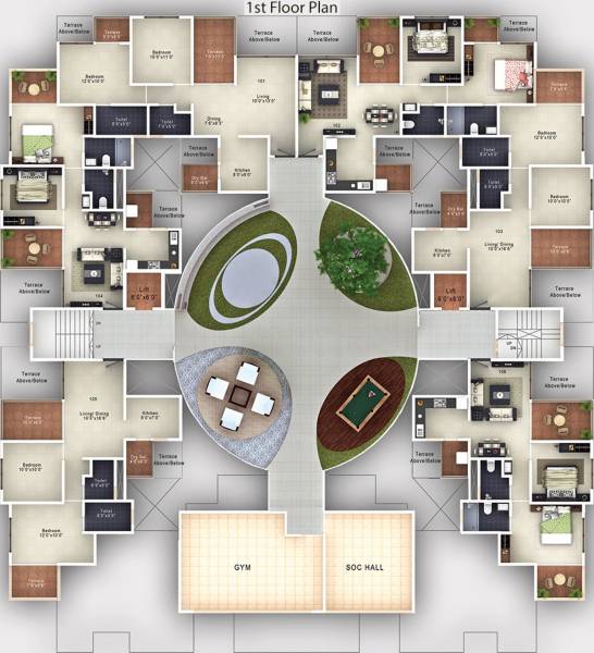 Images for Cluster Plan of Neev Saheels Calysta