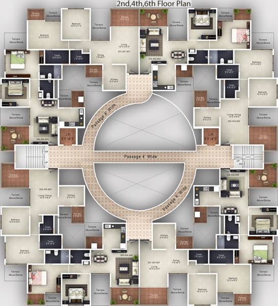 Images for Cluster Plan of Neev Saheels Calysta