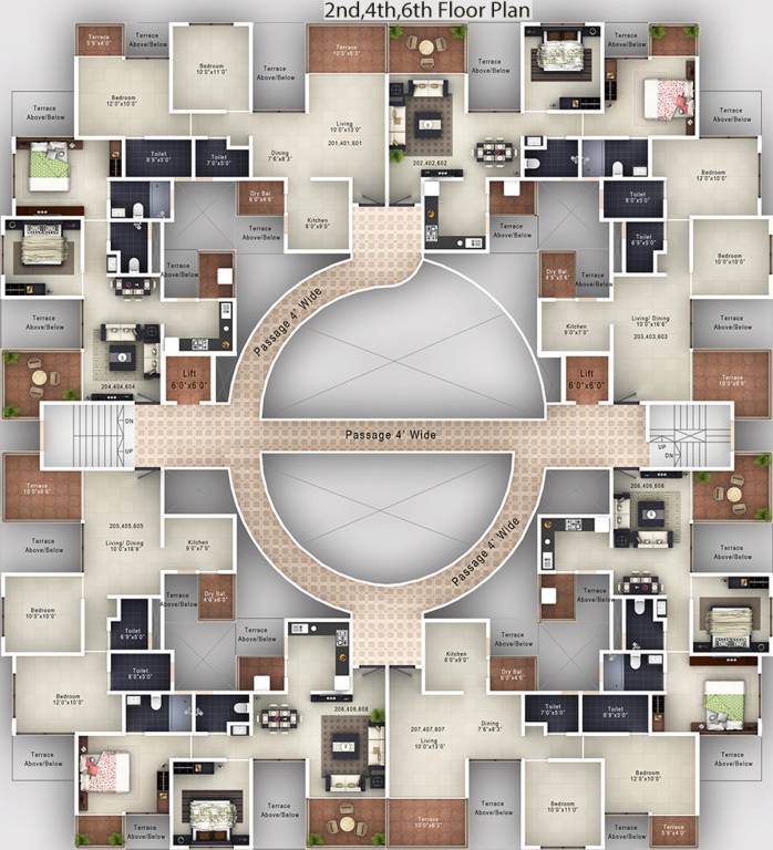 Images for Cluster Plan of Neev Saheels Calysta