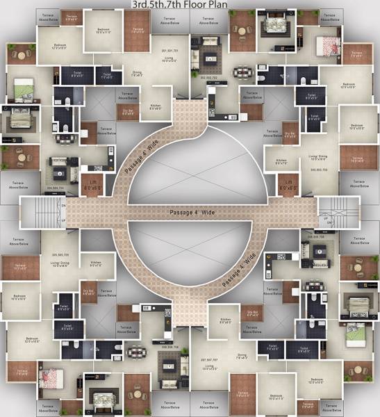Images for Cluster Plan of Neev Saheels Calysta