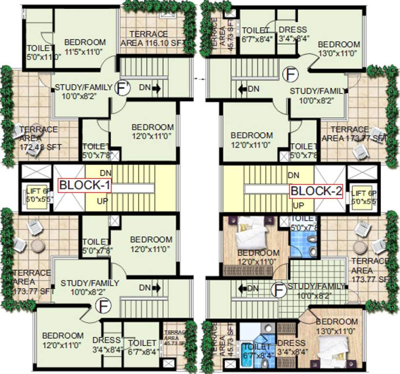 el jardin Images for Cluster Plan of Hinduja El Jardin