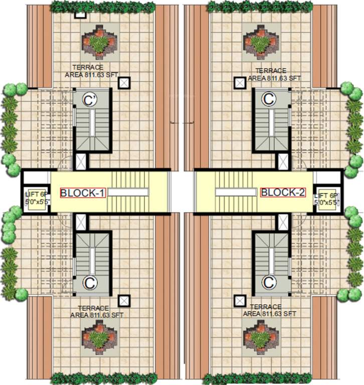 el jardin Images for Cluster Plan of Hinduja El Jardin