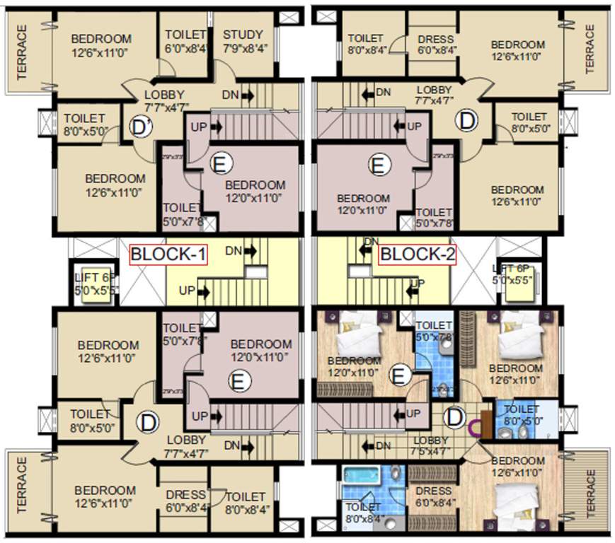 el jardin Images for Cluster Plan of Hinduja El Jardin
