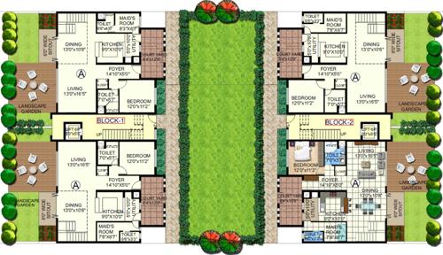  el-jardin Images for Cluster Plan of Hinduja El Jardin