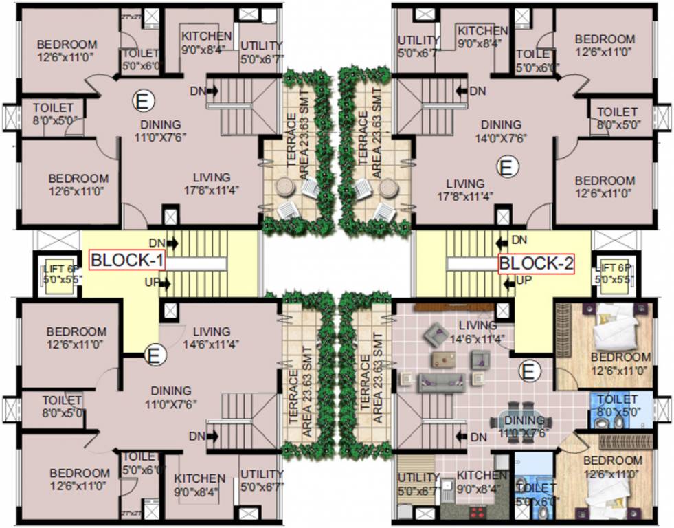 Images for Cluster Plan of Hinduja El Jardin
