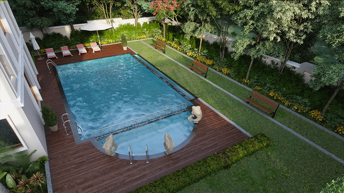 el jardin Swimming Pool