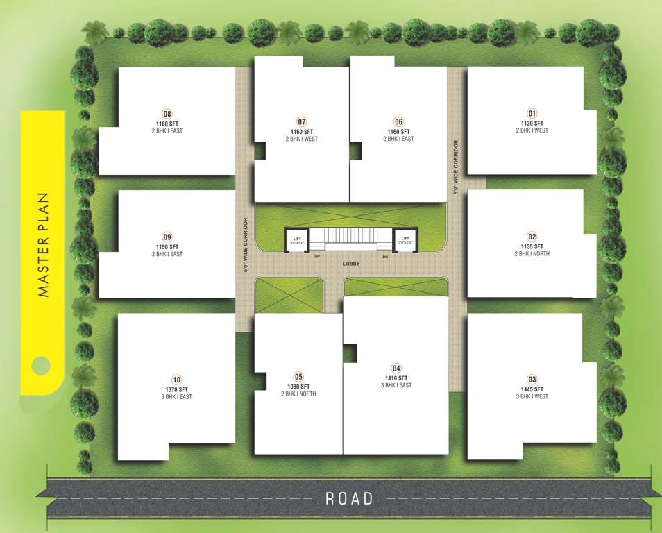  white petals Images for Master Plan of SNR White Petals