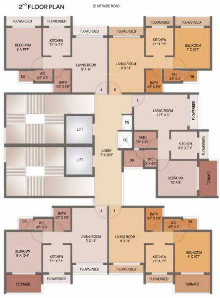 Images for Cluster Plan of Akshar Edeania