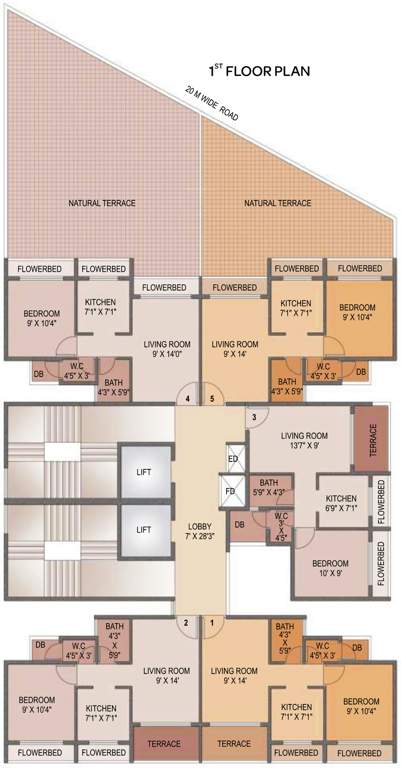  edeania Images for Cluster Plan of Akshar Edeania