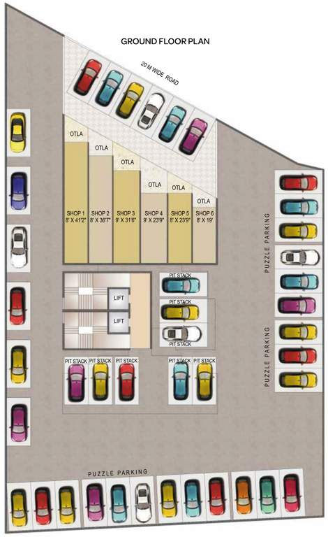  edeania Images for Cluster Plan of Akshar Edeania
