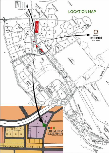  edeania Images for Location Plan of Akshar Edeania