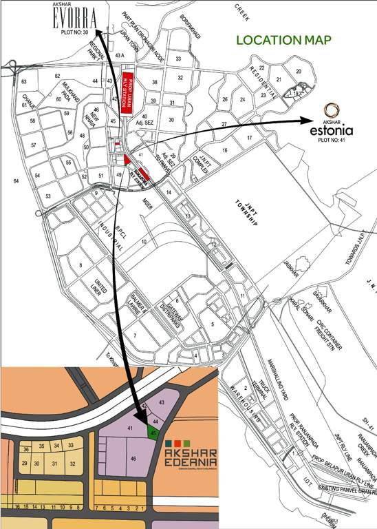  edeania Images for Location Plan of Akshar Edeania