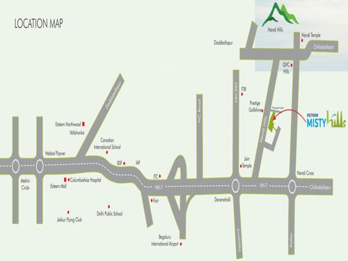  misty-hills Images for Location Plan of Esteem Misty Hills