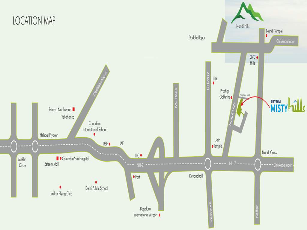  misty hills Images for Location Plan of Esteem Misty Hills