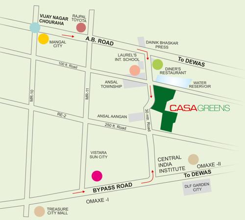  casa-greens-villas Images for Location Plan of Matrika Casa Greens Villas