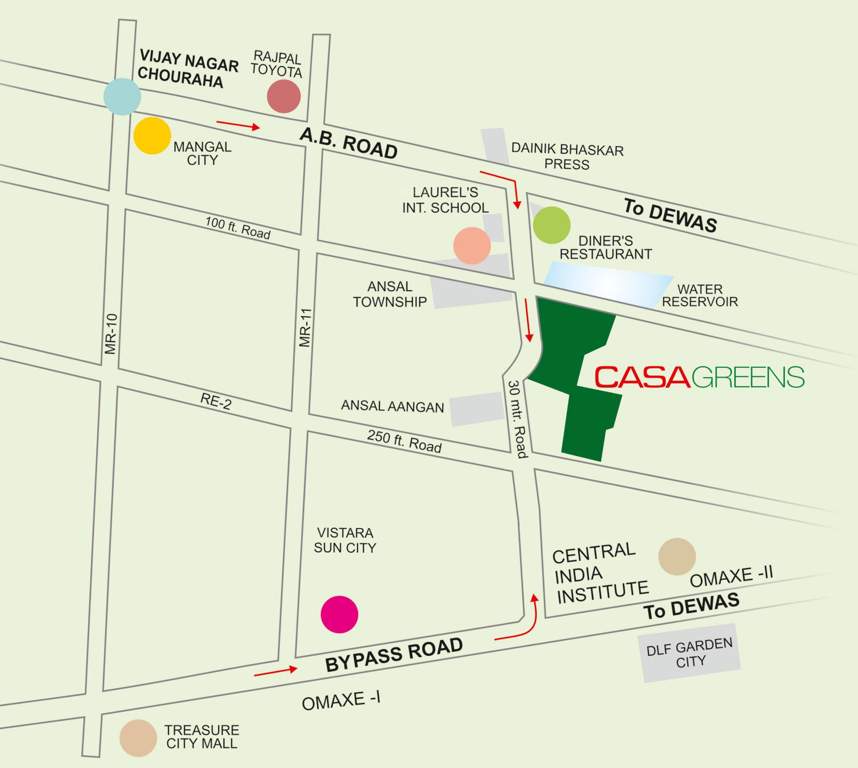 casa greens villas Images for Location Plan of Matrika Casa Greens Villas