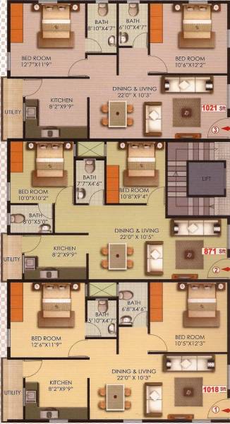 Images for Cluster Plan of i1 Sai Comforts