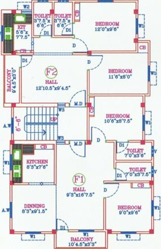 Images for Cluster Plan of DSR Nehaa Sree Flats nehaa-sree-flats Images for Cluster Plan of DSR Nehaa Sree Flats