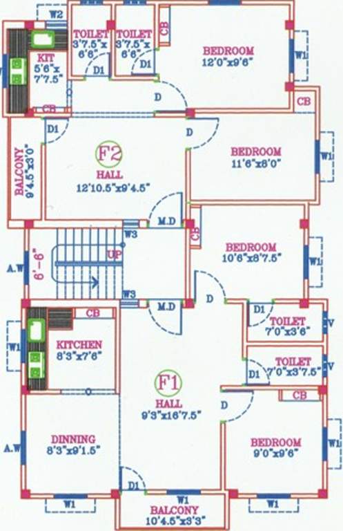 nehaa sree flats Images for Cluster Plan of DSR Nehaa Sree Flats