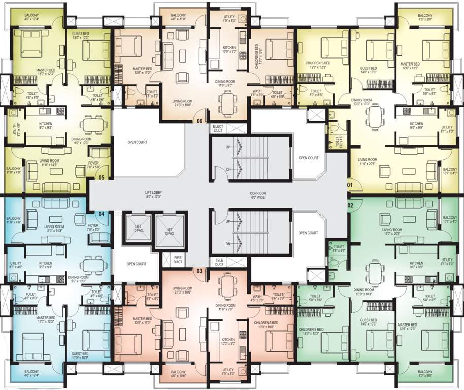 Images for Cluster Plan of Land Royal Palm