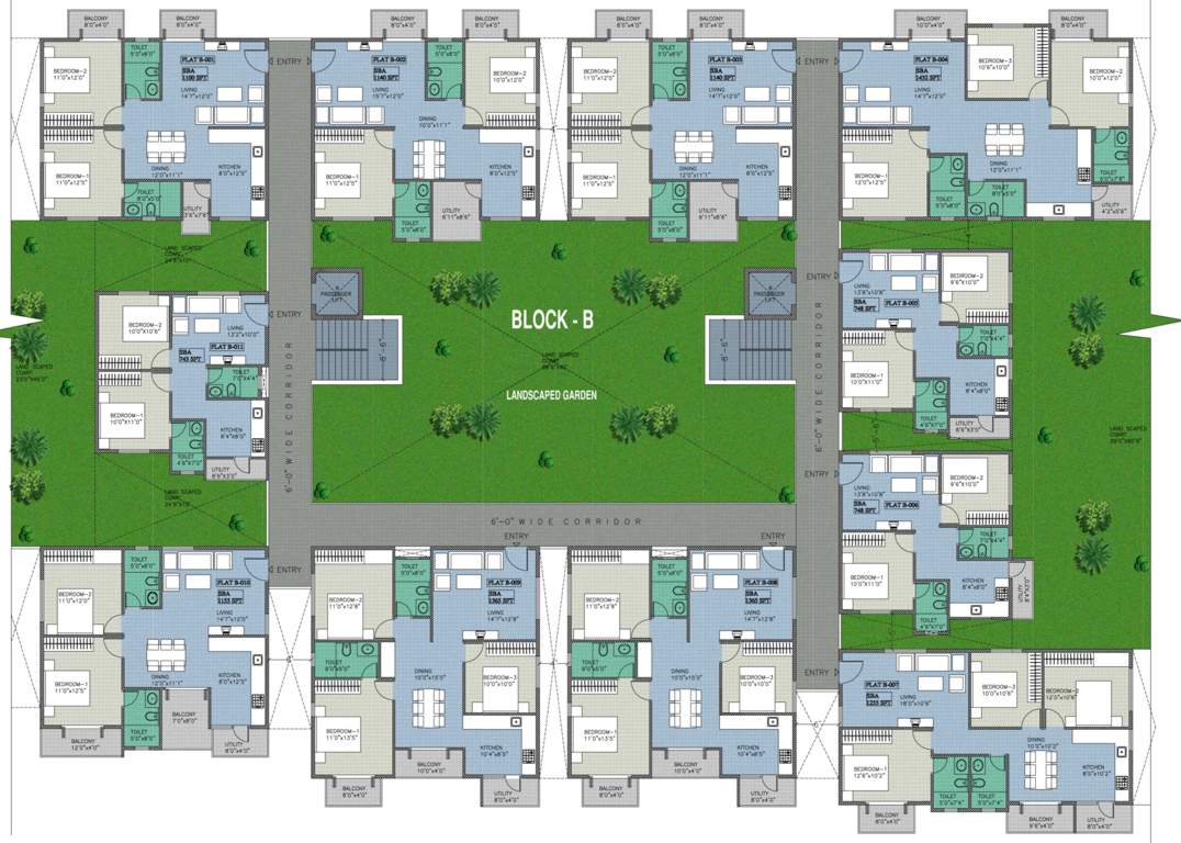 white breeze Images for Cluster Plan of BSR White Breeze