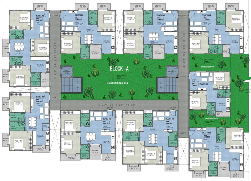 white breeze Images for Cluster Plan of BSR White Breeze