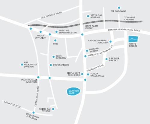  white-breeze Images for Location Plan of BSR White Breeze