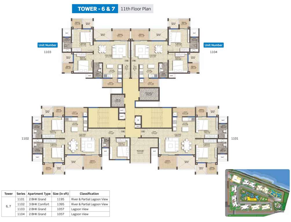 silversands Images for Cluster Plan of Purva Silversands