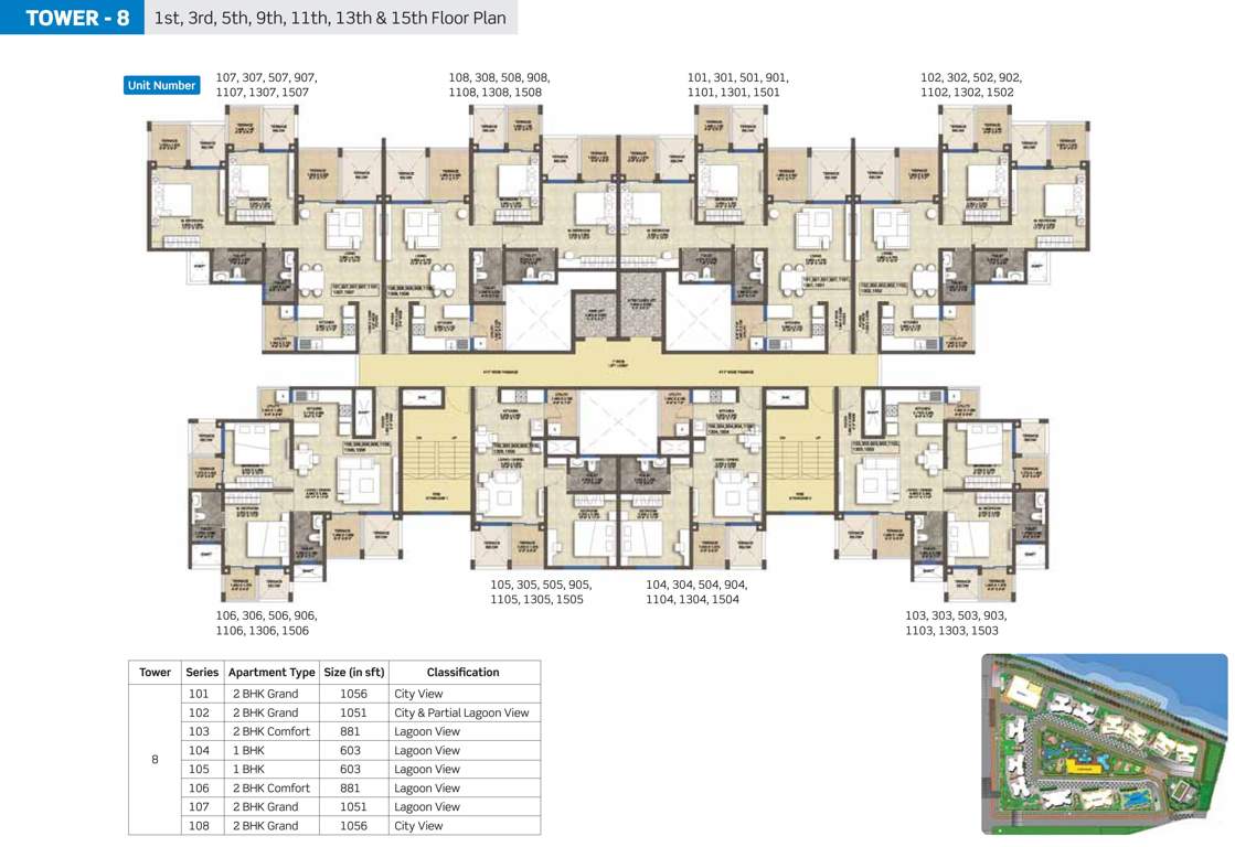 silversands Images for Cluster Plan of Purva Silversands