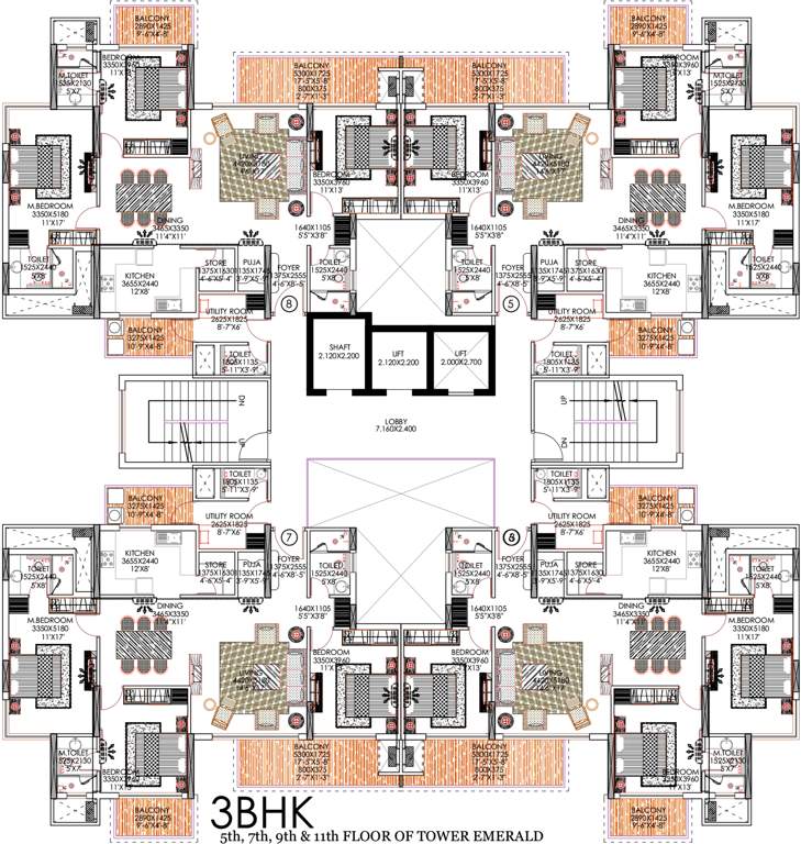  heights Images for Cluster Plan of Homeland Heights