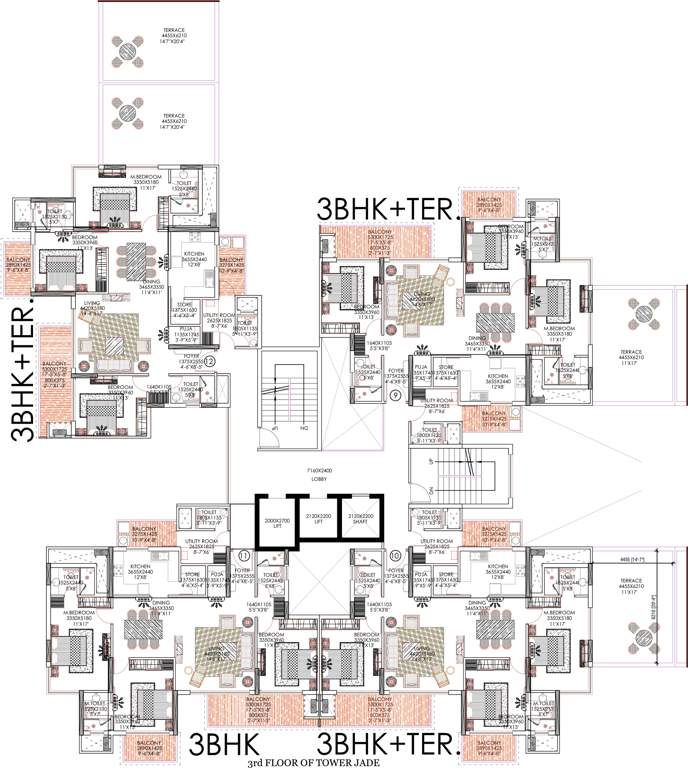  heights Images for Cluster Plan of Homeland Heights