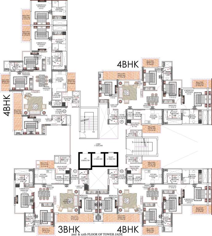  heights Images for Cluster Plan of Homeland Heights