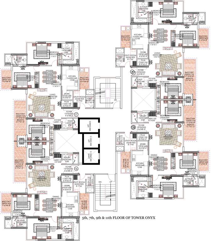 heights Images for Cluster Plan of Homeland Heights