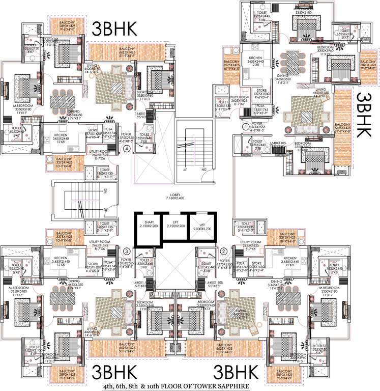  heights Images for Cluster Plan of Homeland Heights