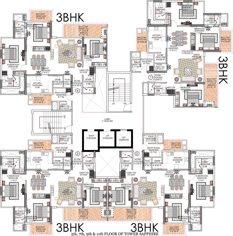  heights Images for Cluster Plan of Homeland Heights