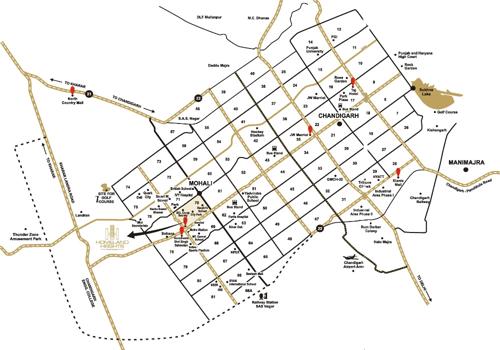  heights Images for Location Plan of Homeland Heights