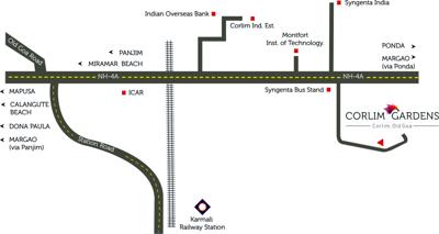 Images for Location Plan of Nitin Corlim Garden