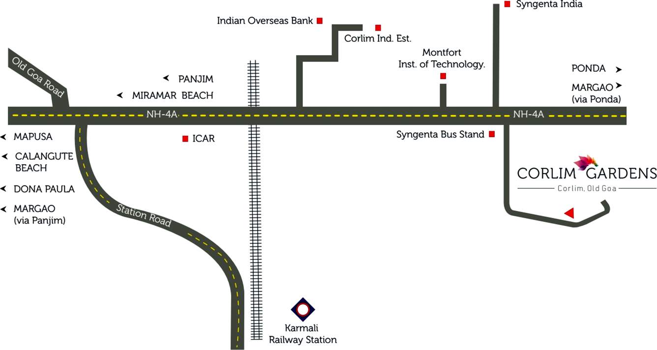 Images for Location Plan of Nitin Corlim Garden